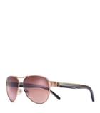 Tory Burch Stacked-t Pilot Sunglasses
