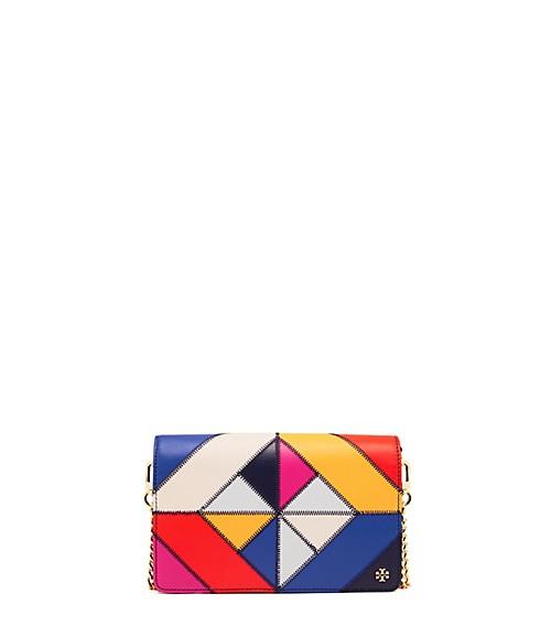 Tory Burch Diamond-stitch Chain Wallet