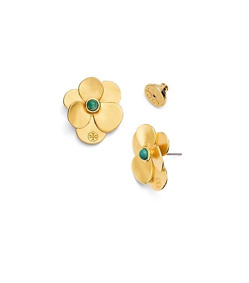 Tory Burch Flower Petal Stud Earring