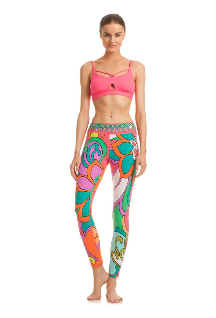 Trina Turk Trina Turk Wanderlust Full Length Legging - Multi - Size L