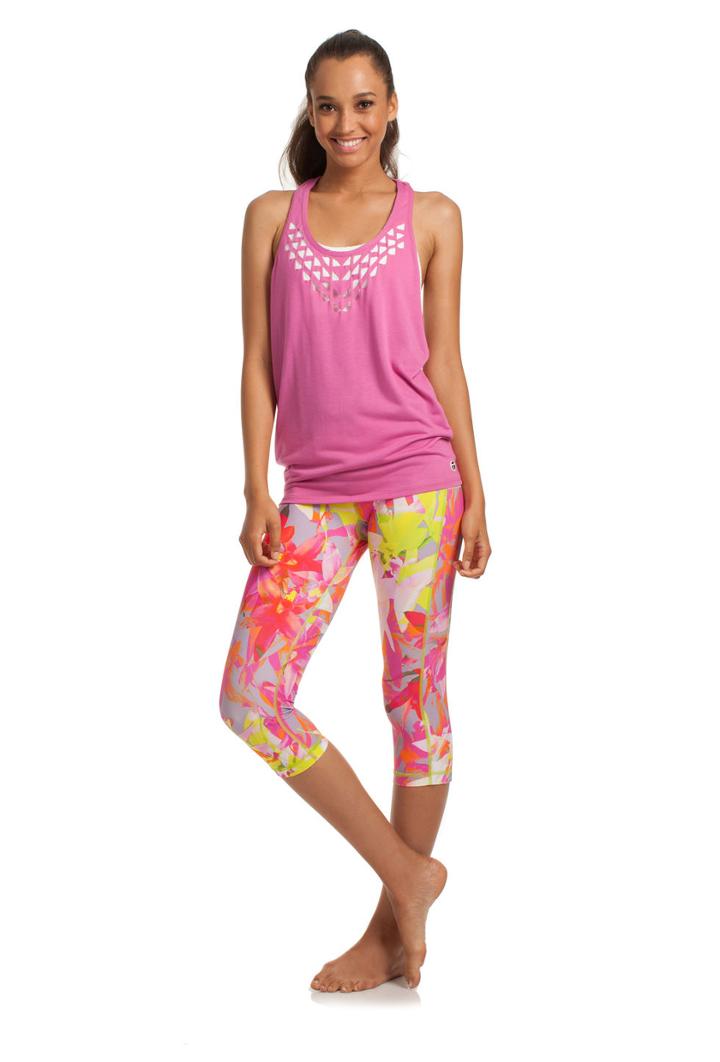 Trina Turk Trina Turk Laser-cut Jersey Tank - Pinkberry - Size L