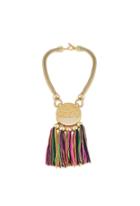 Trina Turk Trina Turk Tassel Pendant Necklace - Multicolor - Size O/s