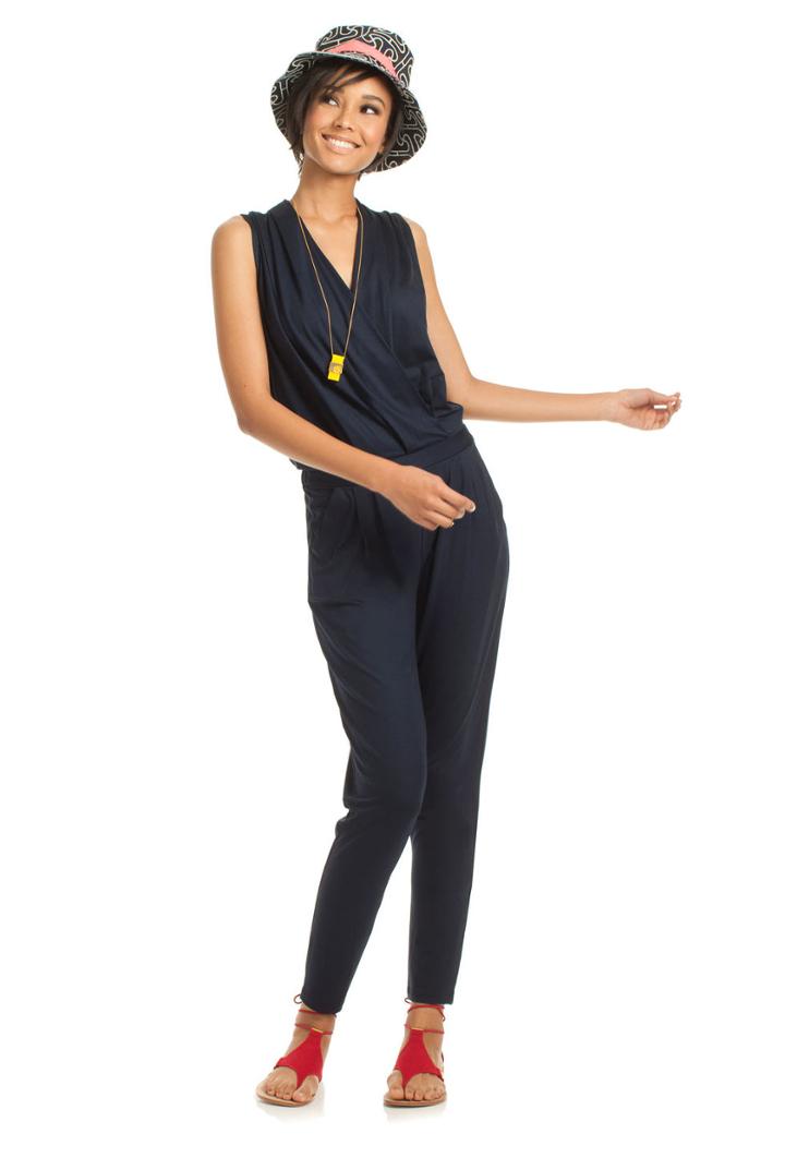 Trina Turk Trina Turk Pauline Jumpsuit - Indigo - Size Xl