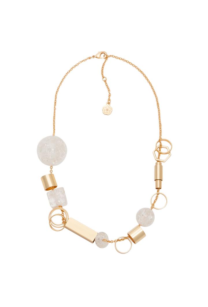 Trina Turk Trina Turk Mix Shape Frontal Necklace - Gold - Size O/s