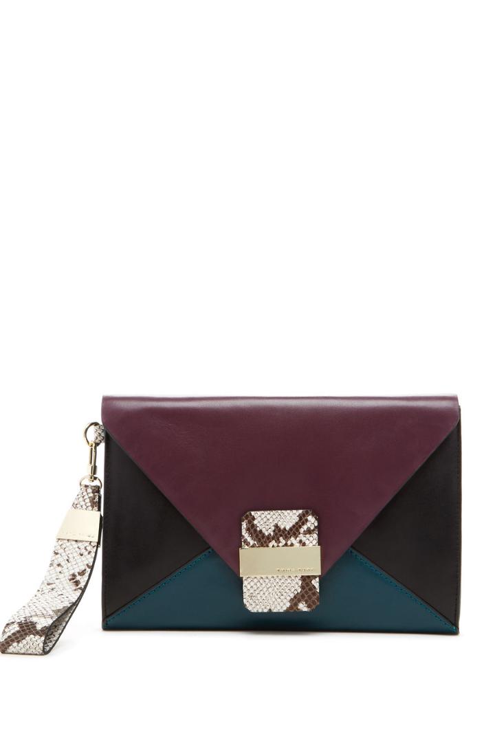 Trina Turk Trina Turk Kings Road Clutch - Teal - Size O/s