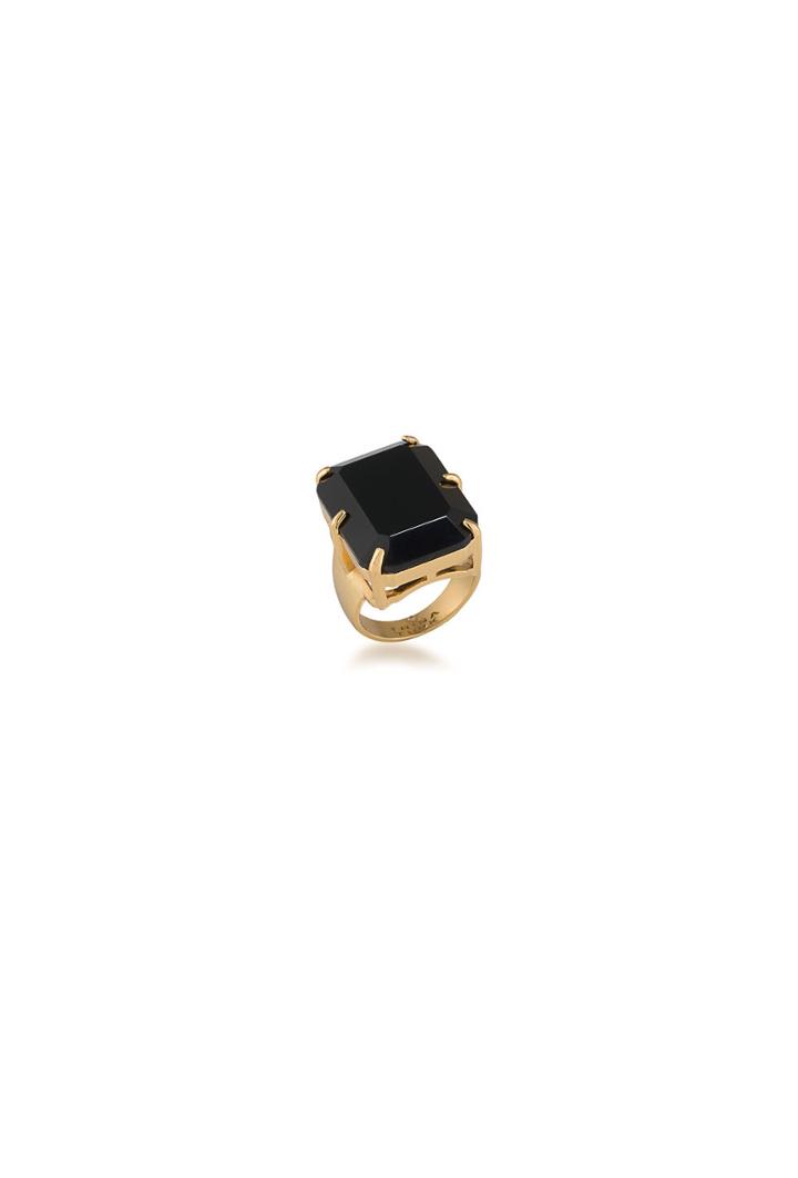 Trina Turk Trina Turk Cabaret Cocktail Ring - Black - Size O/s