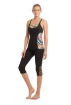 Trina Turk Trina Turk Portofino Strappy Sport Tank (w/removabl - Multi - Size L