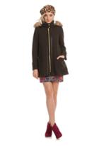 Trina Turk Trina Turk Allyson Hooded A-line - Olive - Size 10