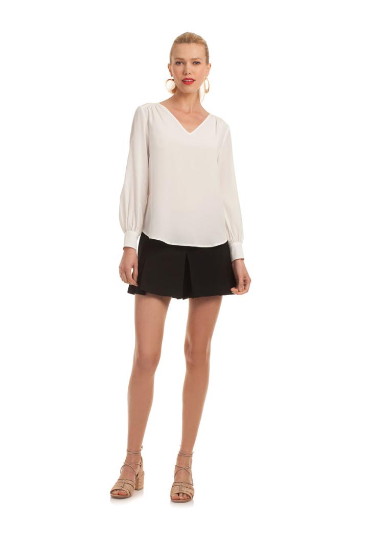 Trina Turk Trina Turk Giana Top - White - Size L