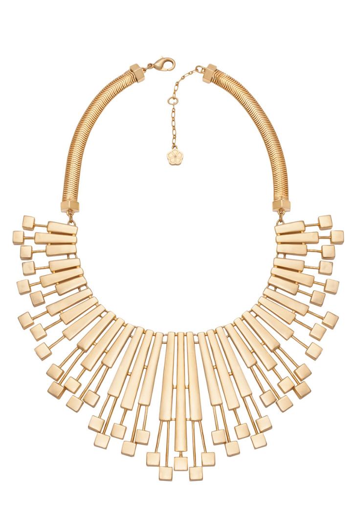 Trina Turk Trina Turk Geo Drama Necklace - Gold - Size O/s
