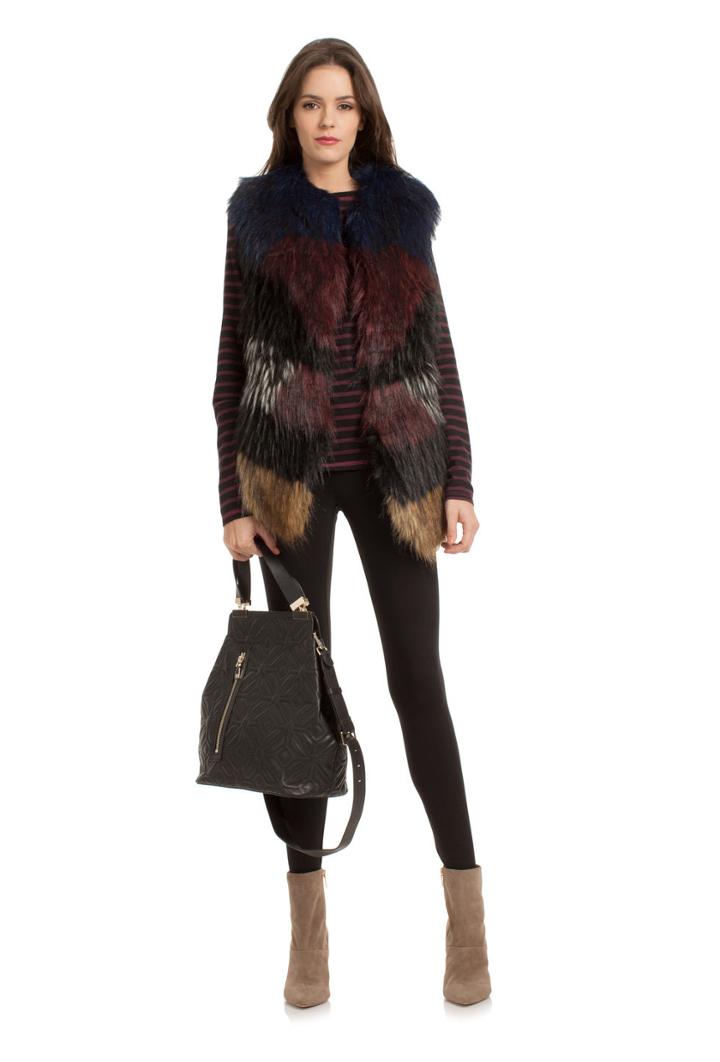 Trina Turk Trina Turk Tabitha Faux Fur Vest - Multi - Size L