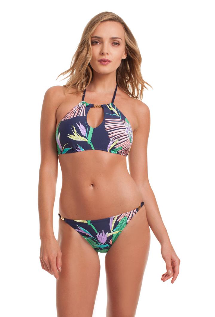 Trina Turk Trina Turk Midnight Paradise High Neck Bra - Multicolor - Size 12