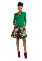 Trina Turk Trina Turk Evangeline Sweater - Emerald - Size M
