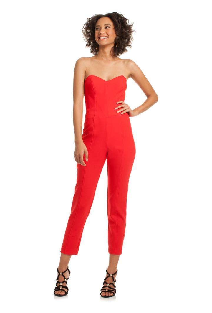 Trina Turk Trina Turk Vendetta Jumpsuit - Ruby - Size 4