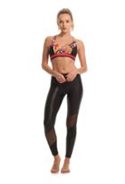 Trina Turk Trina Turk Shine On Full Length Legging - Black - Size S