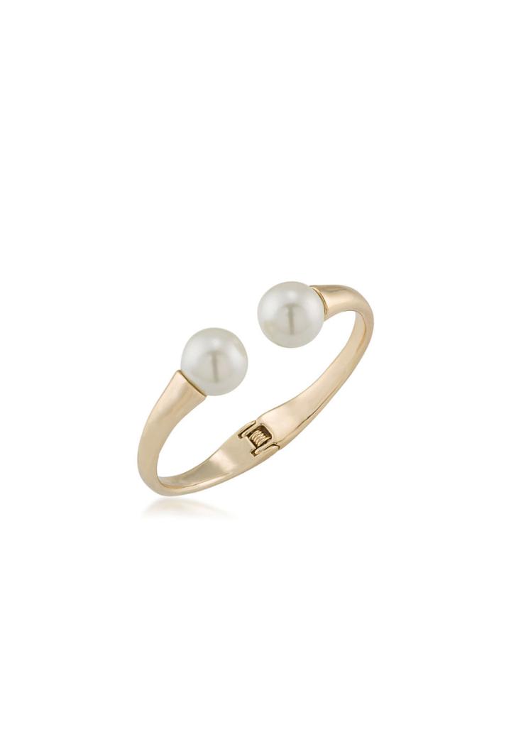 Trina Turk Trina Turk Hinged Cuff Bangle - Gwh - Size O/s