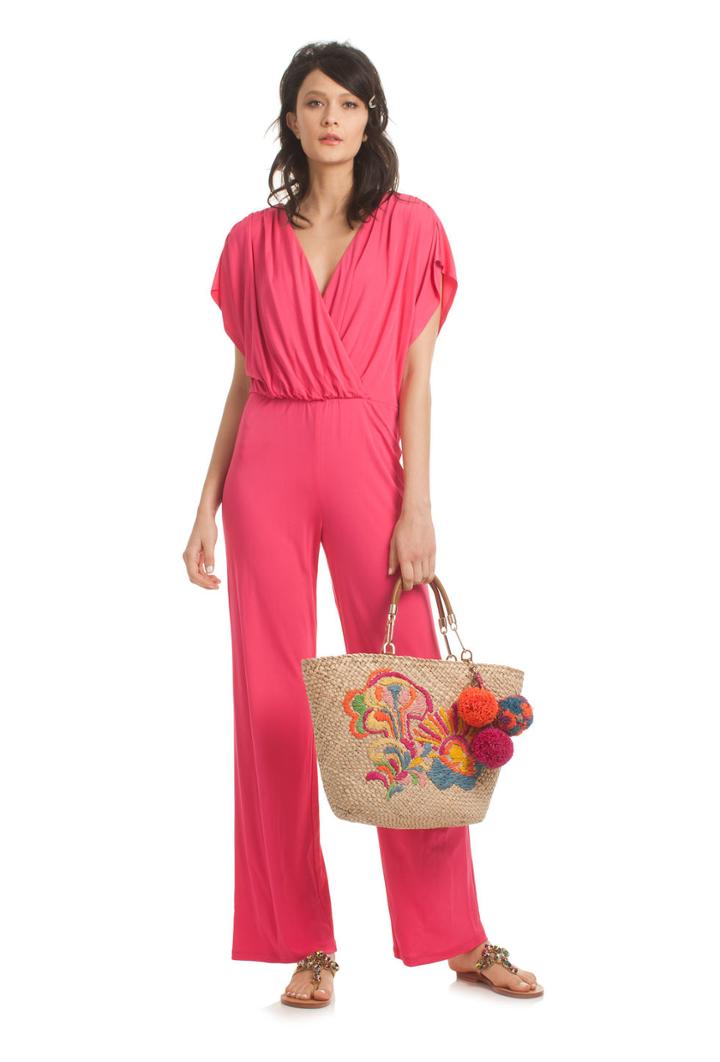 Trina Turk Trina Turk Adeela Jumpsuit - Cerise - Size 0