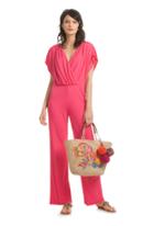 Trina Turk Trina Turk Adeela Jumpsuit - Cerise - Size 0