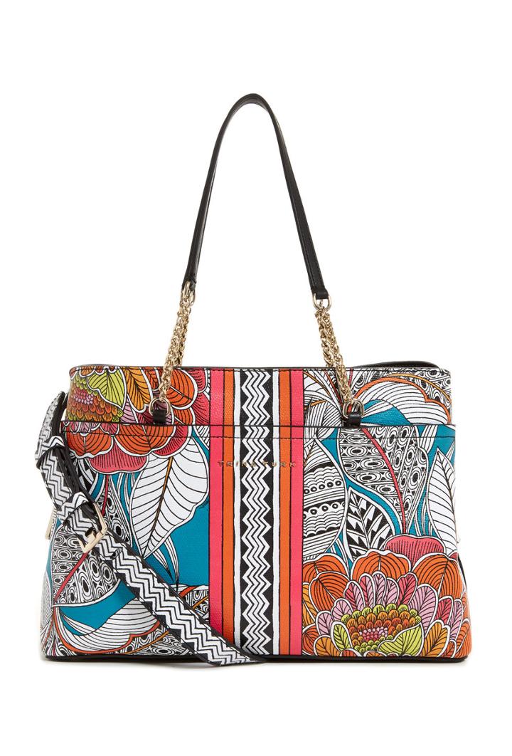 Trina Turk Trina Turk Villa Lola Satchel - Multicolor - Size Fit Guide