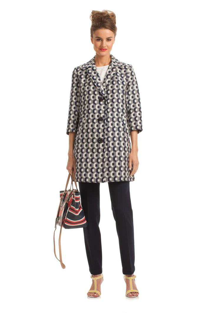 Trina Turk Trina Turk Genesee Coat - Indigowhitewash - Size L