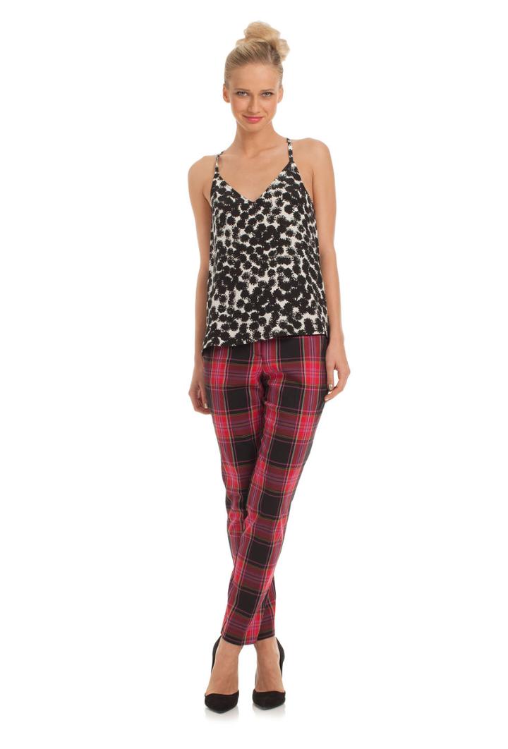 Trina Turk Trina Turk Sorrel Woven Top - Black/whitewash - Size L