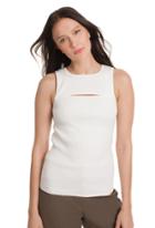 Trina Turk Trina Turk Thyme Sweater Top - Blk,wwh - Size L