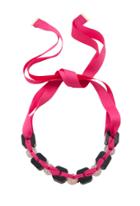 Trina Turk Trina Turk Bead Ribbon Strand Necklace - Pink - Size O/s