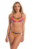 Trina Turk Trina Turk Ibiza Shirred Side Hipster - Multicolor - Size Fit Guide