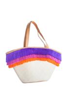 Trina Turk Trina Turk Fringe Straw Lg Tote - Multicolor - Size O/s