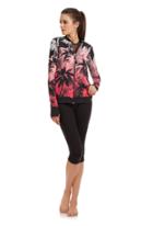 Trina Turk Trina Turk Palm Beach Bomber Jacket - Tigerlily - Size L