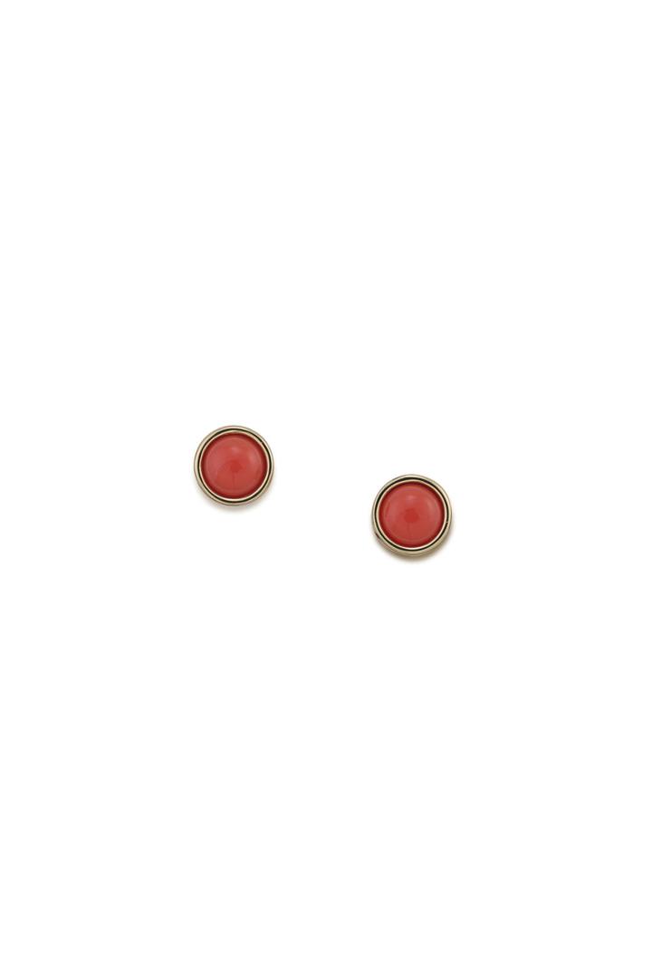 Trina Turk Trina Turk Org Cabachon Post Earring - Orange - Size O/s