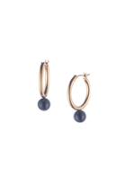 Trina Turk Trina Turk Beads In Bloom Hoop Earring - Navy - Size O/s