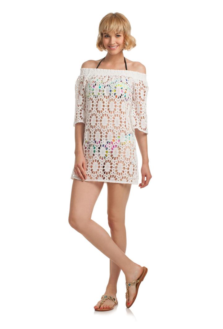 Trina Turk Trina Turk Neville 2 Dress - White - Size L