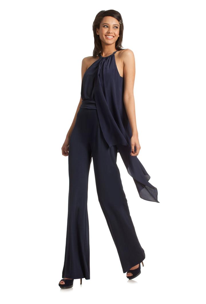 Trina Turk Trina Turk Grand Jumpsuit - Blue - Size 0