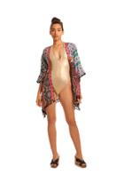 Trina Turk Trina Turk Golden Medallion Kimono - Multicolor - Size O/s