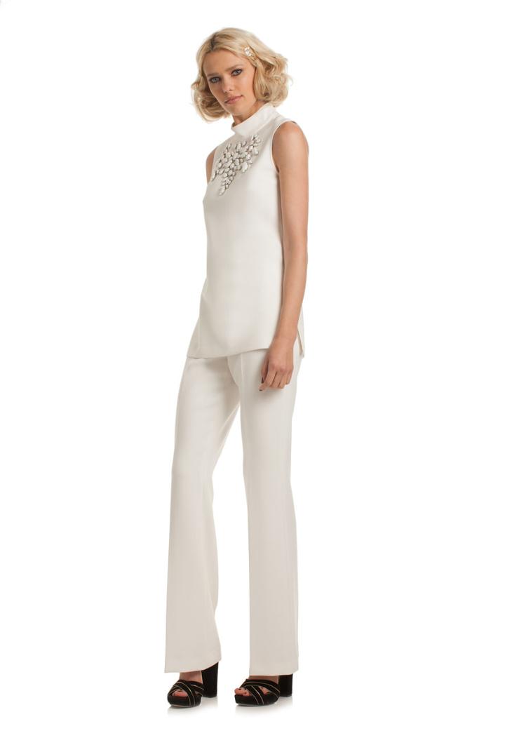 Trina Turk Trina Turk Jaya 2 Top - White - Size 10