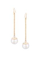 Trina Turk Trina Turk Linear Ball Drop Earring - Gold - Size O/s