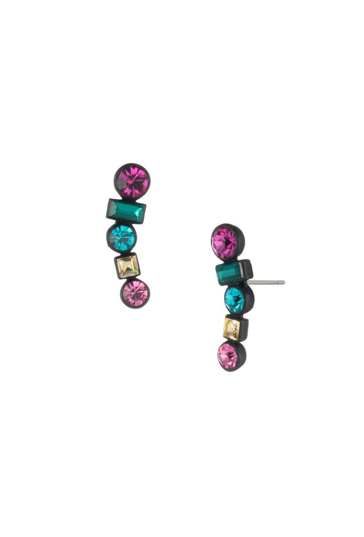 Trina Turk Trina Turk Confetti Stone Ear Climber - Multicolor - Size Fit Guide