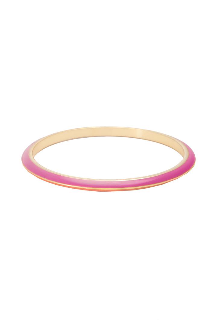 Trina Turk Trina Turk Enamel Bangle - Fuchsia - Size O/s