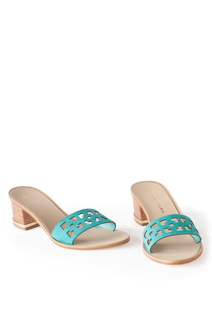 Trina Turk Trina Turk Avery Sandal - Aqua - Size 10