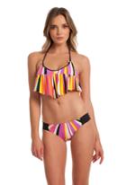 Trina Turk Trina Turk Sunburst Crop Top - Pink - Size 10