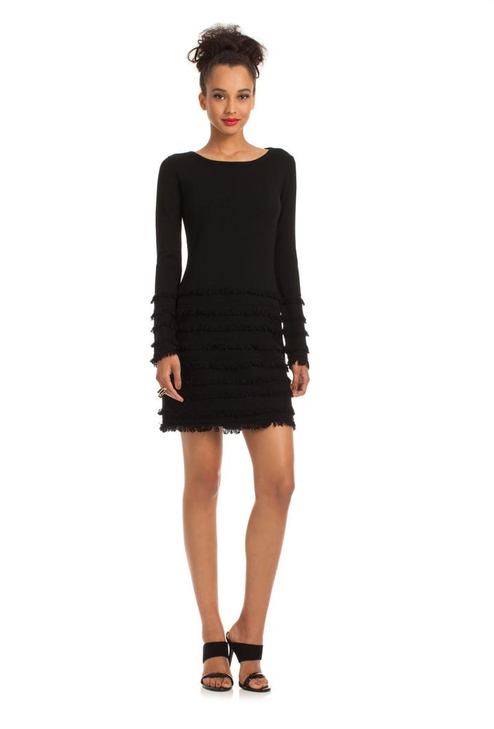 Trina Turk Trina Turk Sass Sweater Dress - Rrs,blk - Size L
