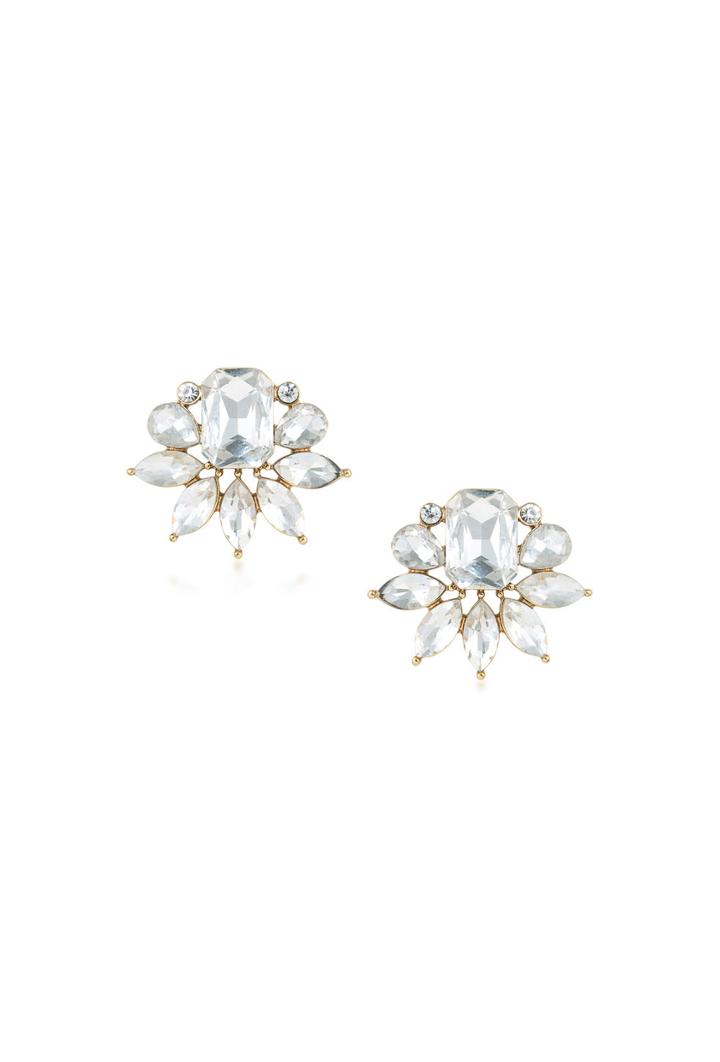 Trina Turk Trina Turk Elegant Floral Earring - Gold - Size O/s