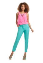 Trina Turk Trina Turk Moss 2 Pant - Pearl/aqua - Size 0