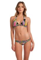 Trina Turk Trina Turk Garden Paisley Buckle Side Hipster - Multi - Size 10