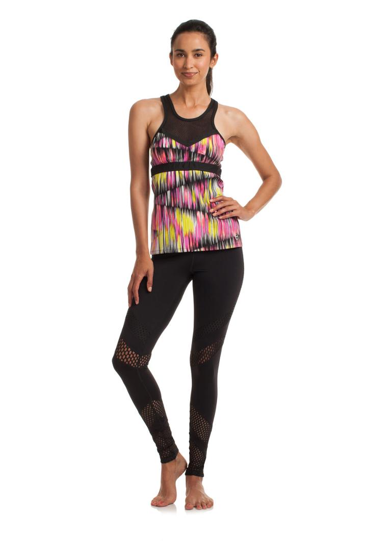 Trina Turk Trina Turk Digikat High Neck Tank - Sns - Size L