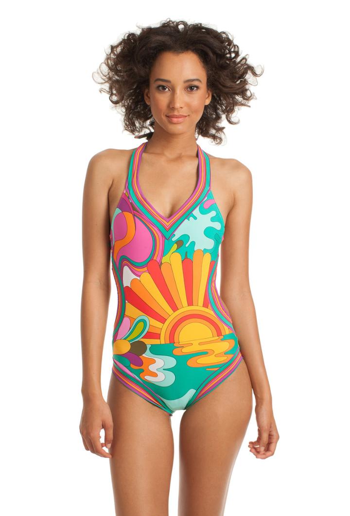 Trina Turk Trina Turk Monokini - White - Size 10