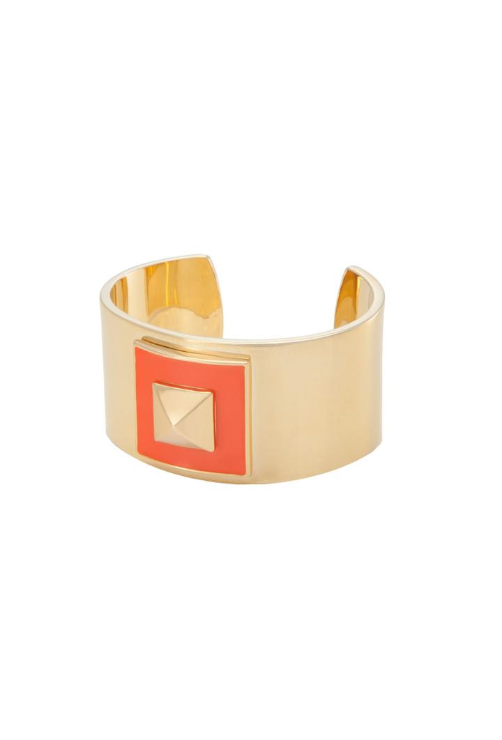 Trina Turk Trina Turk Square Pyramid Top Bangle - Pepper - Size O/s