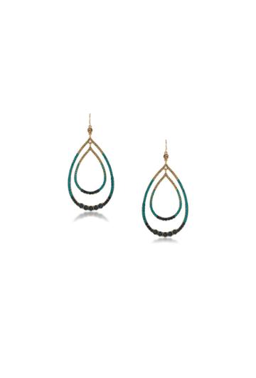 Trina Turk Trina Turk Aqua Goddess Earring - Multicolor - Size O/s
