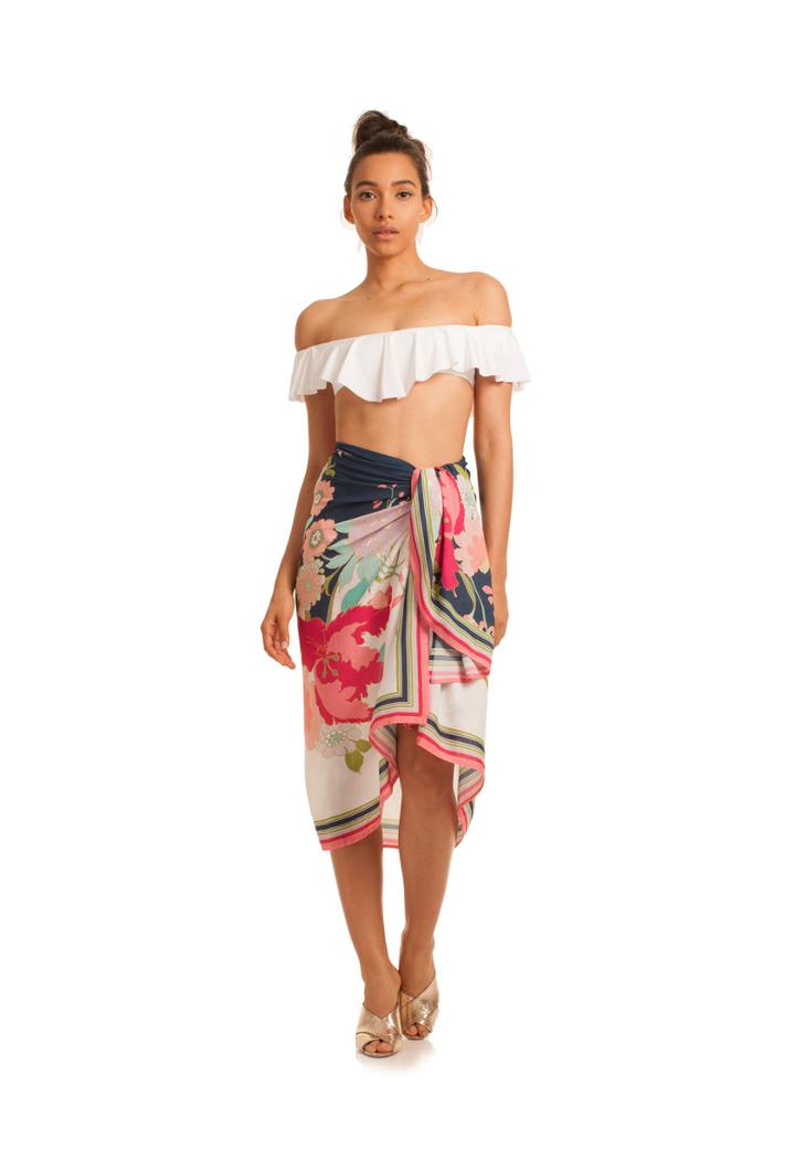 Trina Turk Trina Turk Royal Botanical Pareo - Multicolor - Size O/s